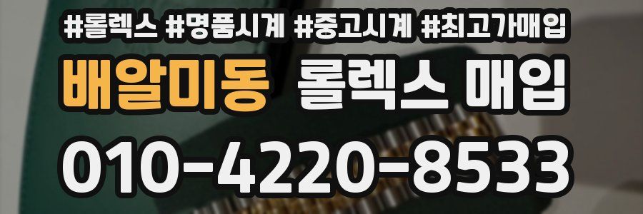 배알미동 롤렉스 매입