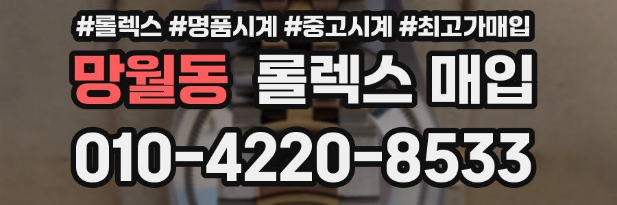 망월동 롤렉스 매입