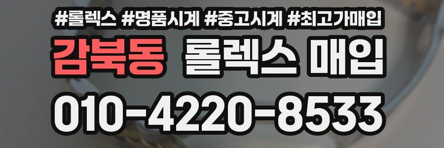감북동 롤렉스 매입