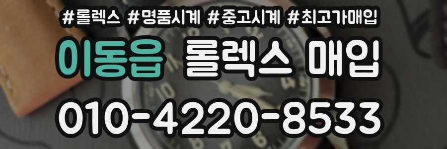 이동읍 롤렉스 매입