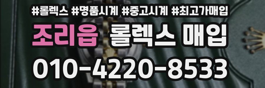 조리읍 롤렉스 매입