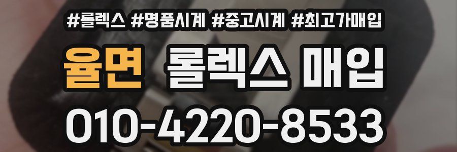 율면 롤렉스 매입