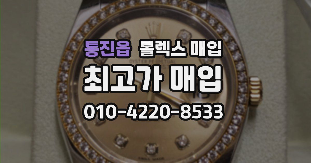 통진읍 롤렉스 매입