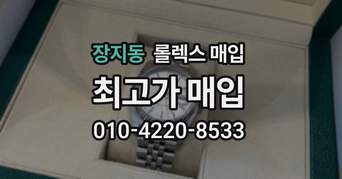 장지동 롤렉스 매입