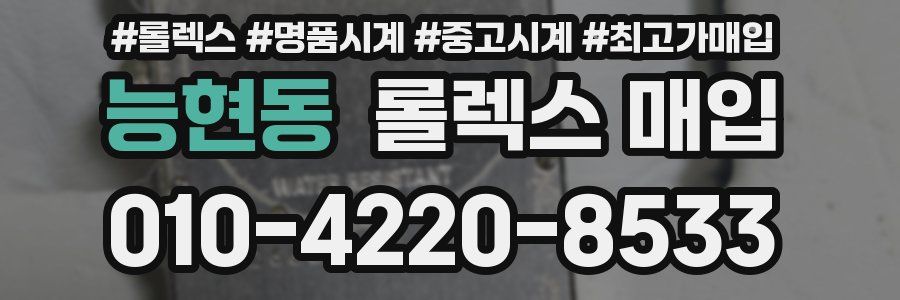 능현동 롤렉스 매입