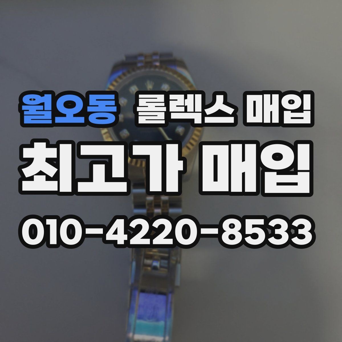월오동 롤렉스 매입 신형 모델 거래 시 체크 포인트