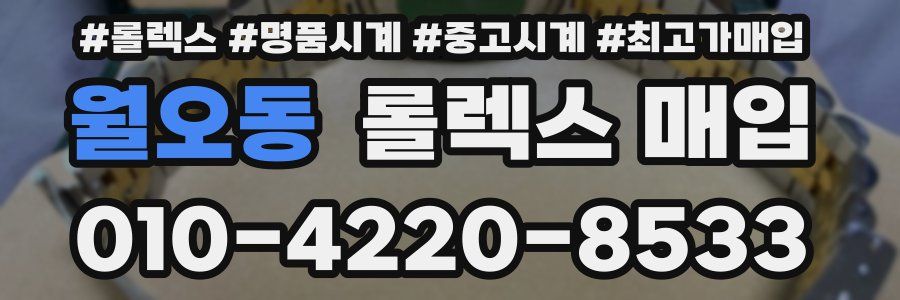 월오동 롤렉스 매입