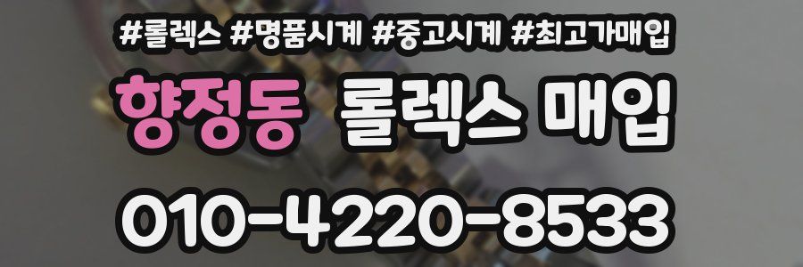 향정동 롤렉스 매입