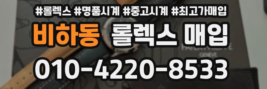 비하동 롤렉스 매입