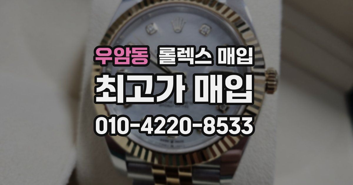 우암동 롤렉스 매입