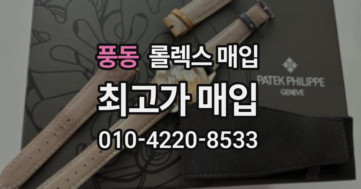 풍동 롤렉스 매입