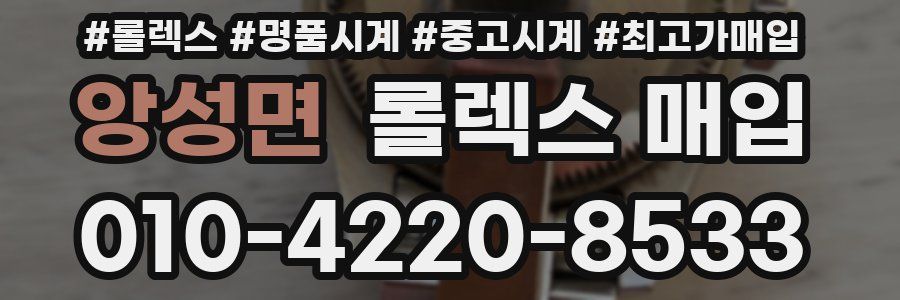 앙성면 롤렉스 매입