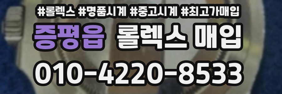 증평읍 롤렉스 매입