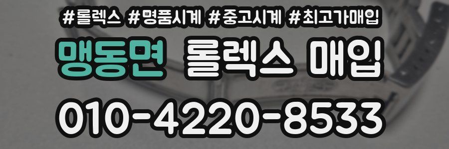 맹동면 롤렉스 매입