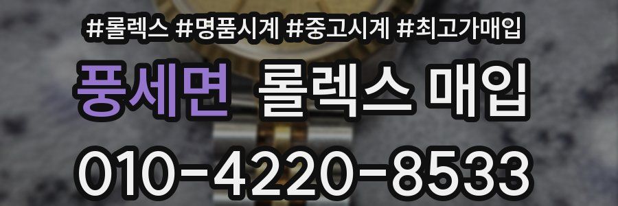 풍세면 롤렉스 매입