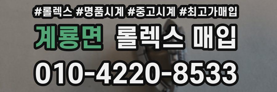 계룡면 롤렉스 매입