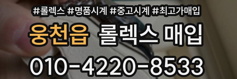 웅천읍 롤렉스 매입