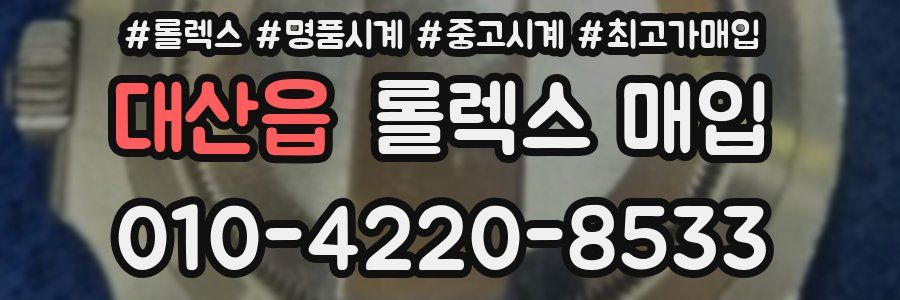대산읍 롤렉스 매입