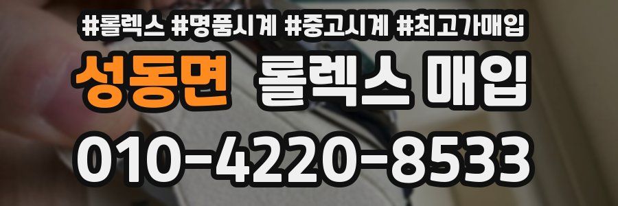 성동면 롤렉스 매입