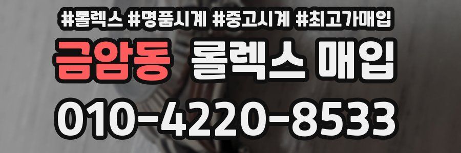 금암동 롤렉스 매입