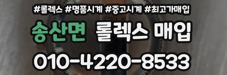 송산면 롤렉스 매입