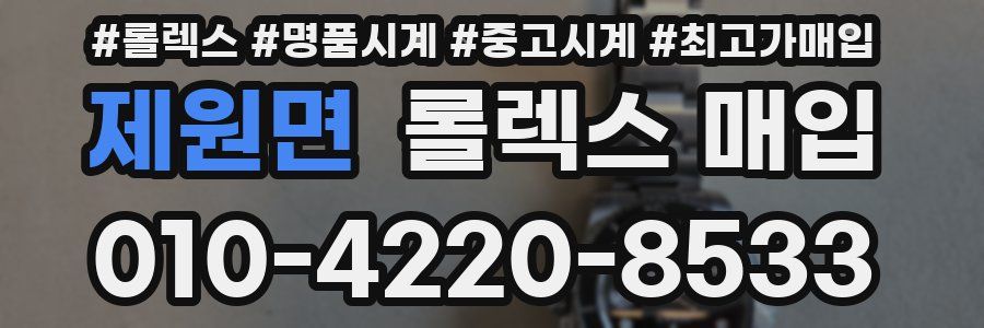 제원면 롤렉스 매입