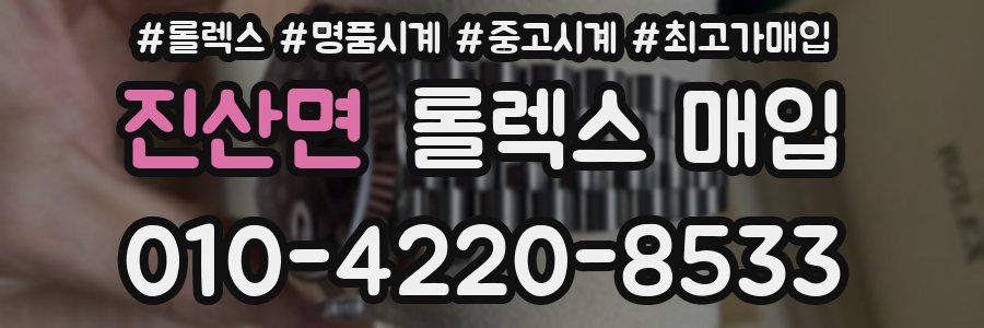 진산면 롤렉스 매입