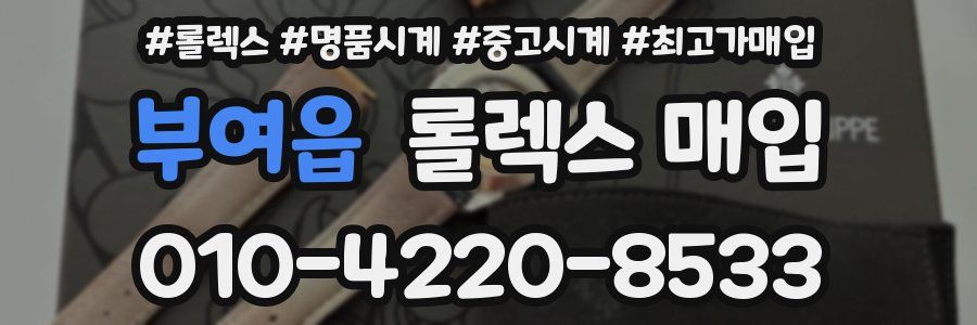 부여읍 롤렉스 매입