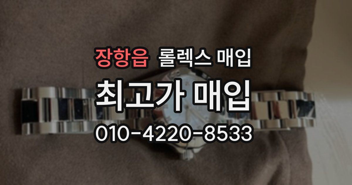장항읍 롤렉스 매입