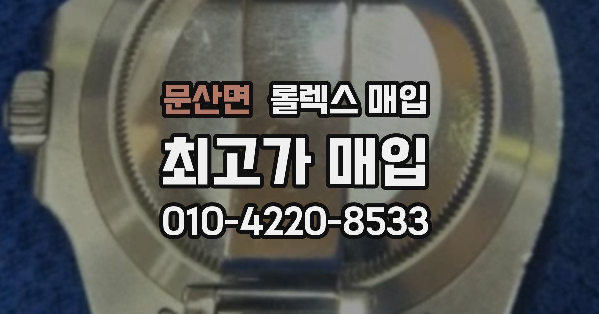 문산면 롤렉스 매입