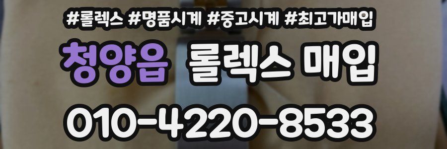 청양읍 롤렉스 매입