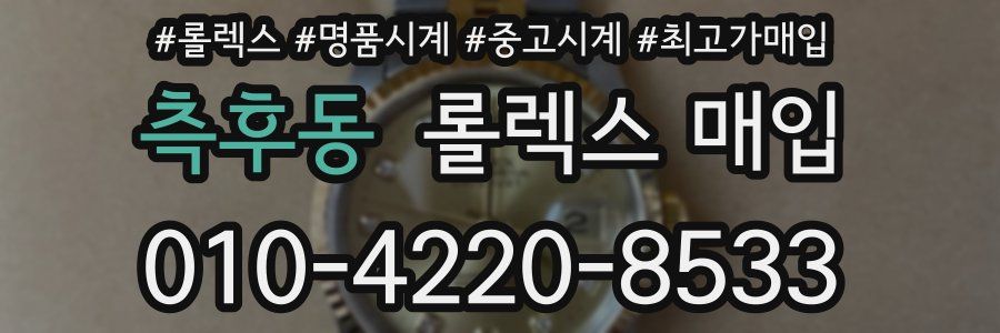 측후동 롤렉스 매입