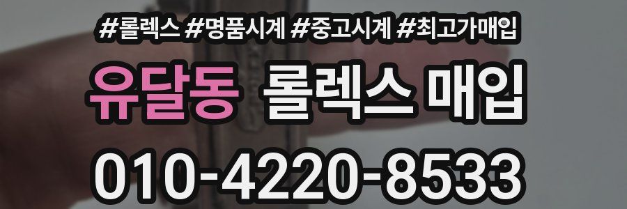 유달동 롤렉스 매입