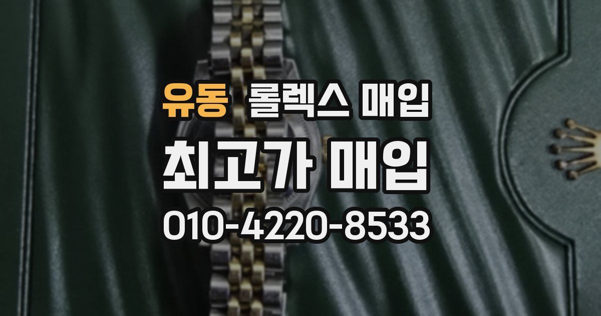 유동 롤렉스 매입