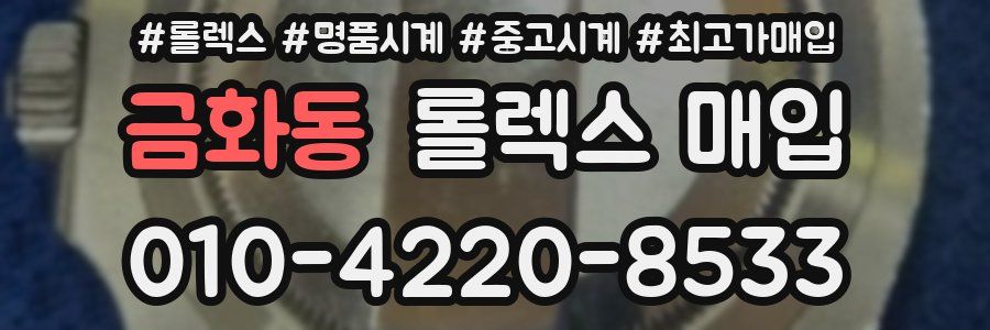 금화동 롤렉스 매입