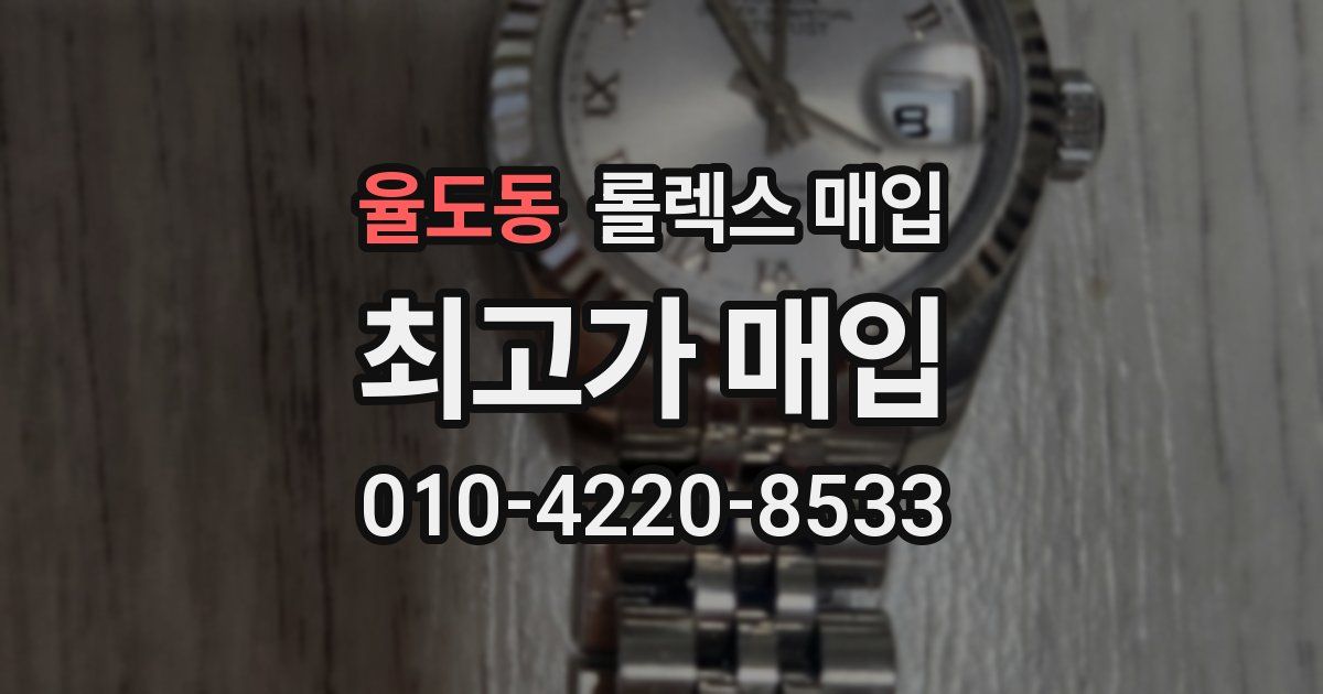 율도동 롤렉스 매입
