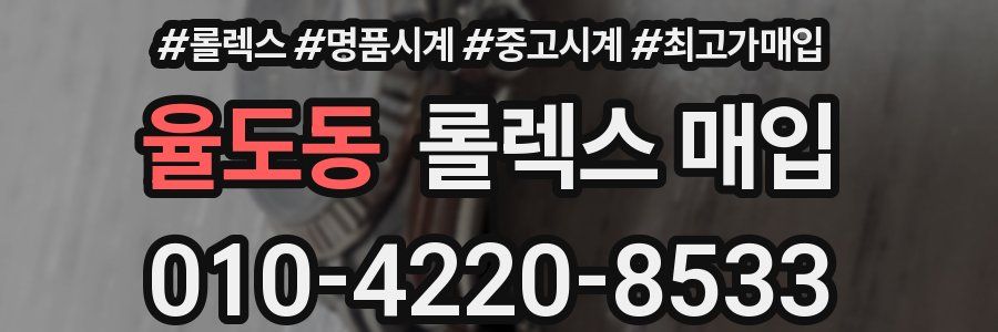 율도동 롤렉스 매입