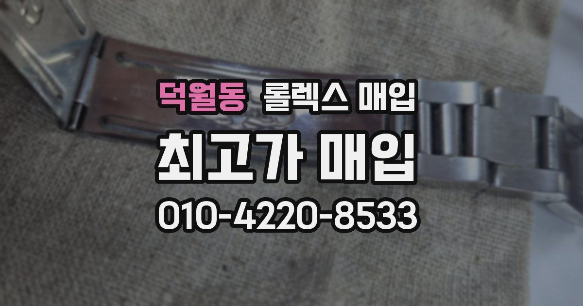 덕월동 롤렉스 매입