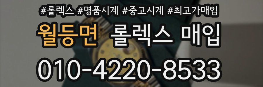 월등면 롤렉스 매입