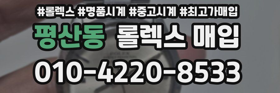 평산동 롤렉스 매입