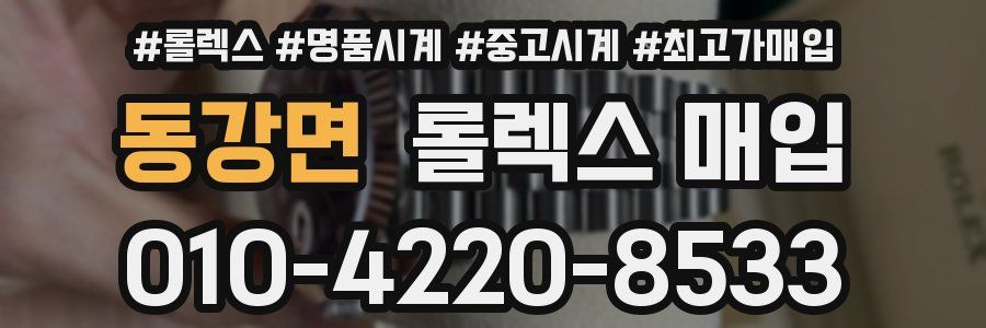 동강면 롤렉스 매입