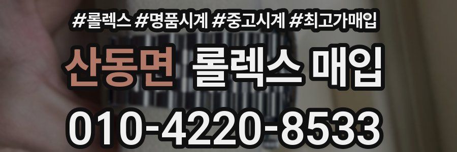 산동면 롤렉스 매입