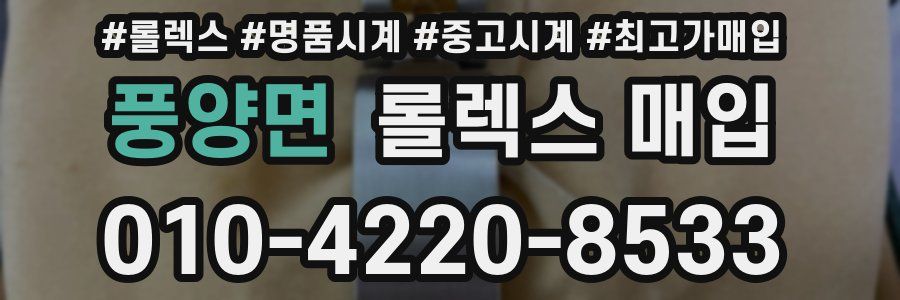 풍양면 롤렉스 매입