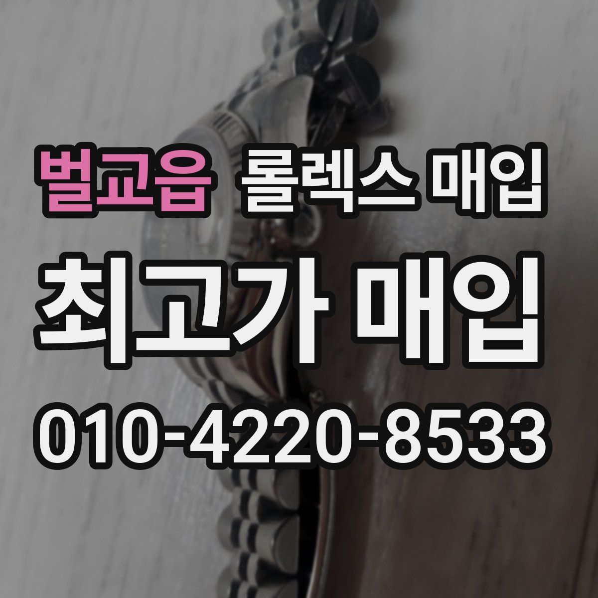 벌교읍 롤렉스 매입