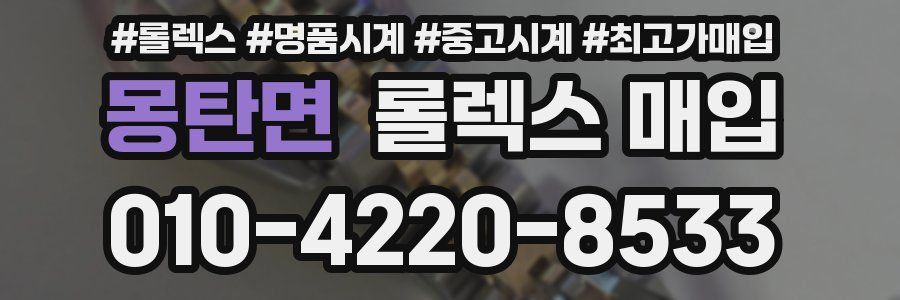 몽탄면 롤렉스 매입