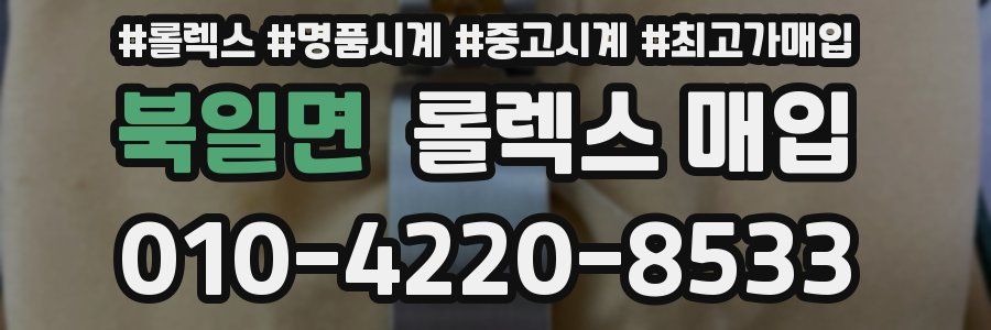 북일면 롤렉스 매입