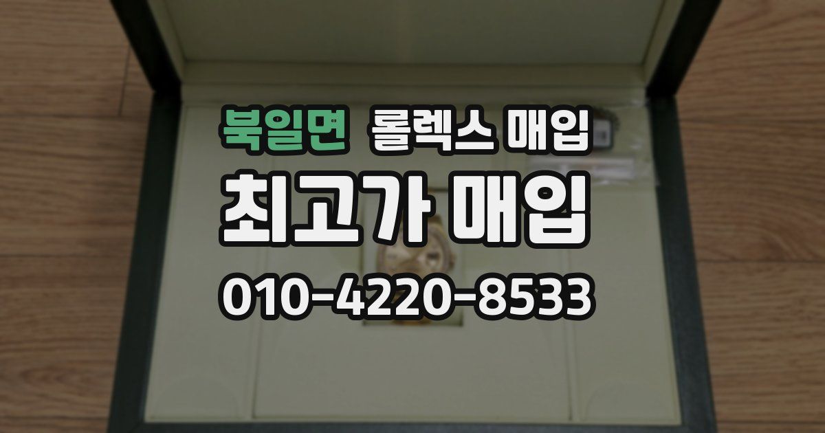 북일면 롤렉스 매입