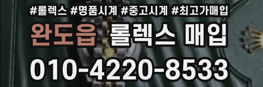 완도읍 롤렉스 매입
