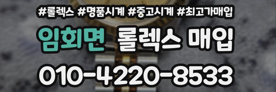 임회면 롤렉스 매입