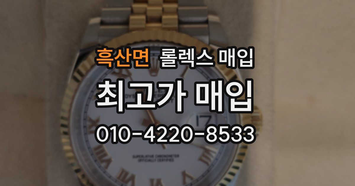 흑산면 롤렉스 매입